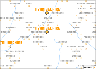 map of Nyamibechire