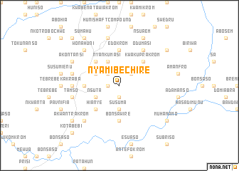 map of Nyamibechire