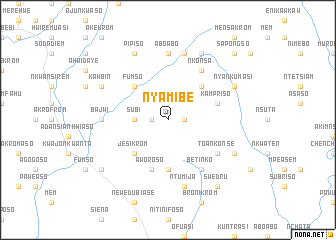 map of Nyamibe