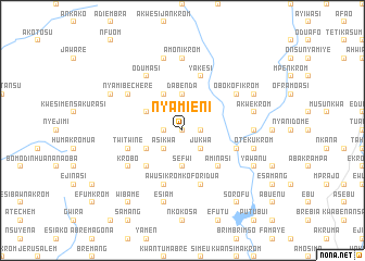 map of Nyamieni