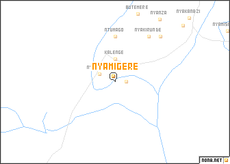 map of Nyamigere