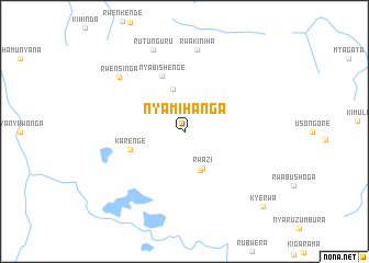 map of Nyamihanga