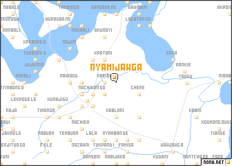 map of Nyamijawga