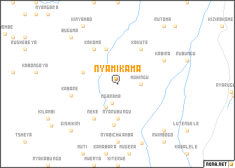 map of Nyamikama