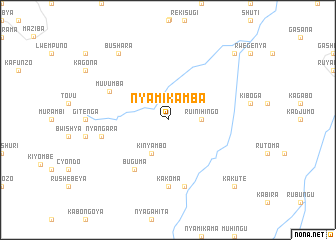 map of Nyamikamba