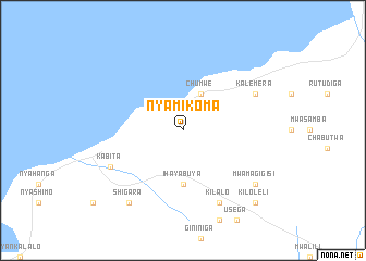 map of Nyamikoma