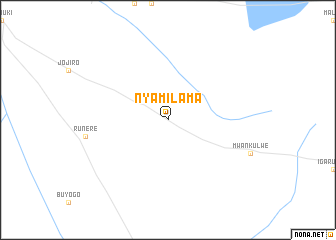 map of Nyamilama