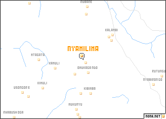 map of Nyamilima