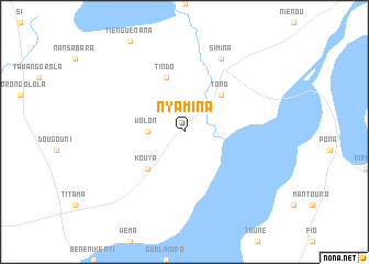 map of Nyamina