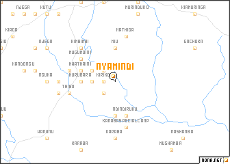 map of Nyamindi