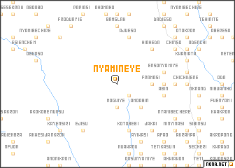 map of Nyamineye