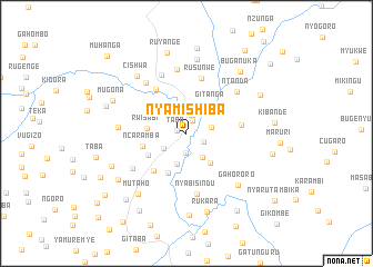 map of Nyamishiba