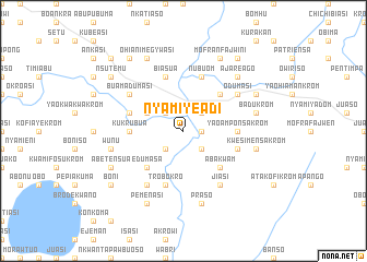 map of Nyamiyeadi