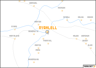 map of Nyamlell