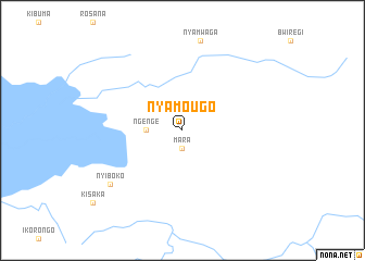 map of Nyamougo