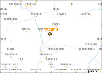 map of Nyamou