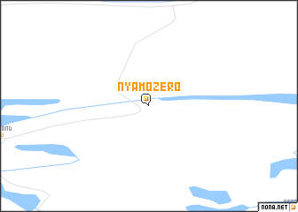 map of Nyam-Ozero