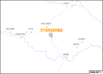 map of Nyamsambo