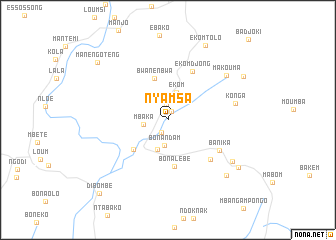 map of Nyamsa