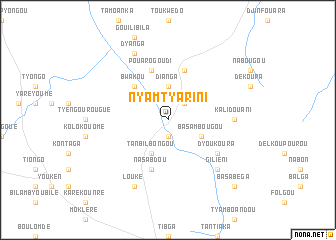 map of Nyamtyarini