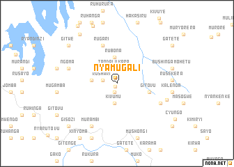 map of Nyamugali