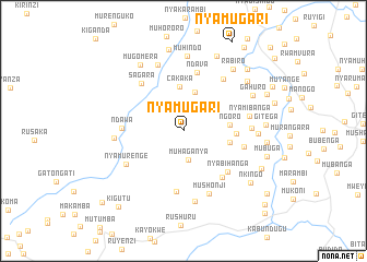 map of Nyamugari