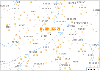 map of Nyamugari