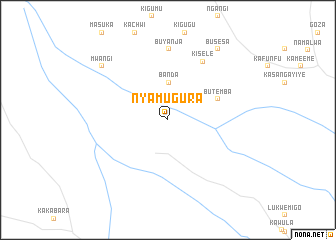 map of Nyamugura