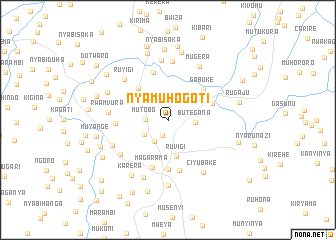 map of Nyamuhogoti