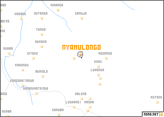 map of Nyamulongo