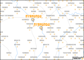 map of Nyamundu