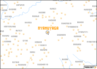 map of Nyamuyaga