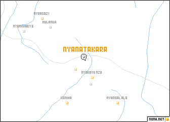 map of Nyanatakara