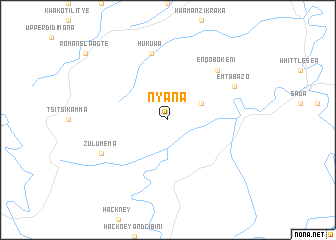 map of Nyana