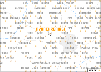 map of Nyanchreniasi