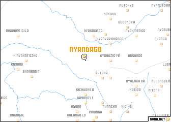 map of Nyandago