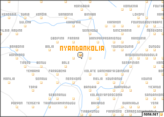 map of Nyandankolia