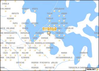 map of Nyanda