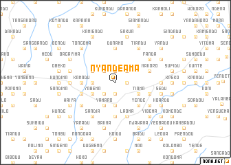 map of Nyandeama