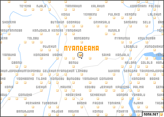 map of Nyandeama