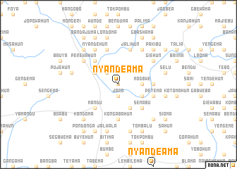 map of Nyandeama