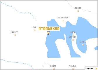 map of Nyandekwa