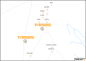 map of Nyandong