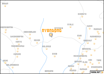 map of Nyandong