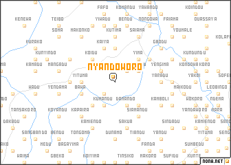 map of Nyandoworo