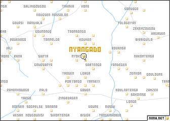 map of Nyangado