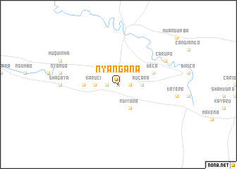 map of Nyangana