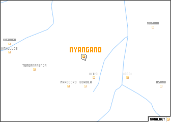 map of Nyangano