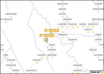 map of Nyanga