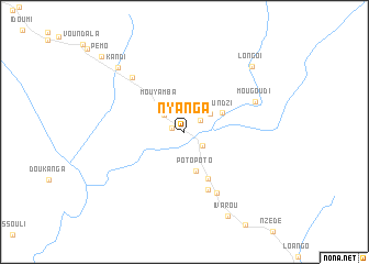 map of Nyanga